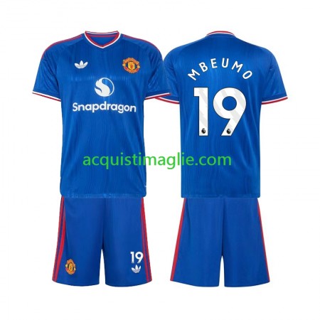 Divisa di Calcio Manchester United Bryan Mbeumo 19 Bambino Trasferta 2026/2027